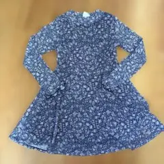 ZARA 花柄 長袖ワンピース サイズ　116cm