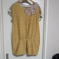 コサージュ　タック　チュニックのサムネイル