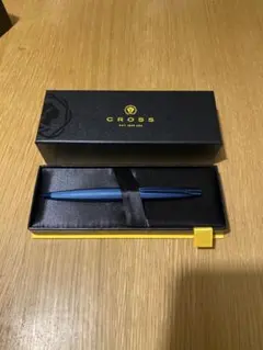 CROSS ボールペン ブルー 専用ケース付きのサムネイル