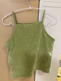 Kastane カップ付きベロアアメスリキャミ