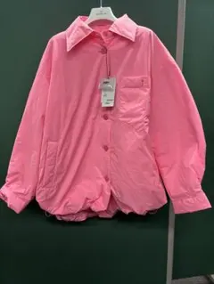 JNBY ピンク ボタンアップジャケット Lサイズ
