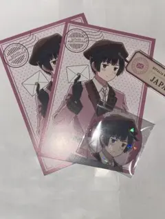 ヘタリア 日本 本田菊 缶バッジ ポストカード