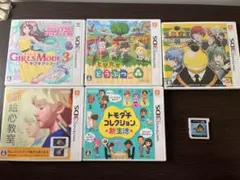 3DSゲームソフト 6本セット (5本パッケージ込み・1本ソフトのみ)