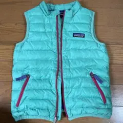 patagonia ダウンベスト 4T ミントグリーン