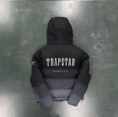 Trapstar ダウンジャケット　ブラックグレー