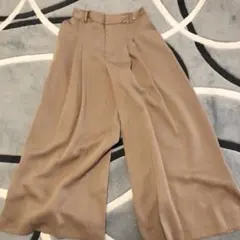 LAUTREAMONT ロートレアモン ライトブラウン ワイドパンツ