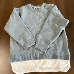 GLOBAL WORK 長袖カットソー 110サイズ グレー