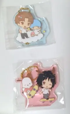 バ*ー様 夏目友人帳 アクリルキーホルダー2点セット(説明書❌)