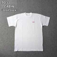 90s CABIN ビンテージ Tシャツ 白 デッドストック タバコ 日本製