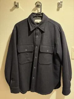 【最終価格 美品】BEAUTY&YOUTH ネイビーシャツジャケット S