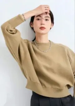 スウェットライクニット ニット