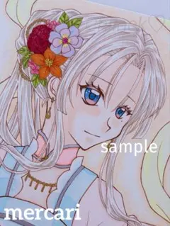 手描きイラスト　オリジナル　56