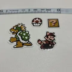 スーパーマリオブラザーズ3 フレークシール　バラ売り不可　4枚セットのサムネイル