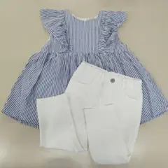 コーデセット　プティマインチュニック120サイズ、GUパンツ 120サイズのサムネイル