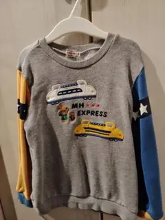 ミキハウス　トレーナー　電車