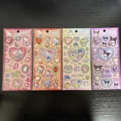 【正規品】キラキラジュエルシールシール 4点セット サンリオ