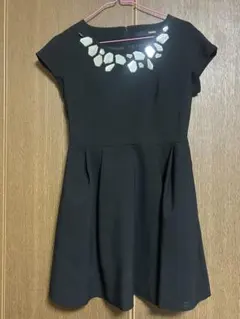 ワンピース ワンピ ミニ 黒 シンプル 二次会 ドレス