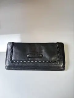 agnes b. アニエスベー 長財布 レザー ブラックのサムネイル
