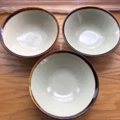 ラーメン丼、蕎麦うどん兼用丼★3個セット★陶器製