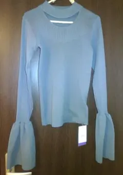 VIOLETTA ニット　ベルスリーブチョッカー　新品　未使用　タグ付