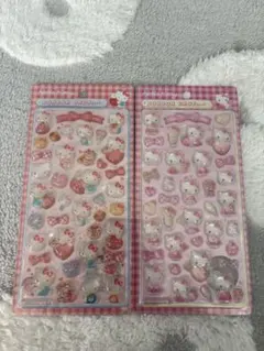 サンリオ ハローキティ ボンボンドロップシール ピンク レッド