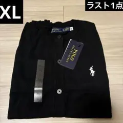 新品 POLO RALPH LAUREN ニットカーディガン XL 黒 タグ付