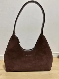 SHEIN ブラウン スエード ハンドバッグ