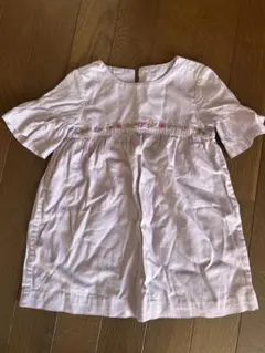 Ralph Lauren 薄紫色 フリル袖チュニック　ワンピース 12M