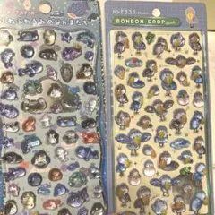 ボンボンドロップシール　プチドロップステッカー　プチドロップシール　ハシビロコウ