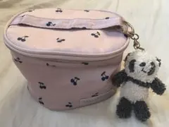 Sweet 付録　ジェラピケ　パンダ　チェリー柄バニティ　セット
