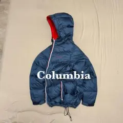 【大人気❗️】極暖！肉厚！columbia 　ダウン　ネイビー M