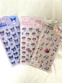 サンリオ ぷくっとシール キティー マイメロ クロミ ボンボンドロップ