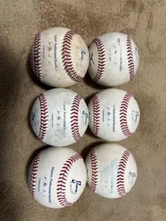 【希少】NPB 公式試合球　加藤良三コミショーナー　ネーム入り