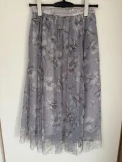 MISCH MASCH ミッシュマッシュ 花柄チュールスカート Mサイズ