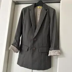 【美品】HERMANS グレー テーラードジャケット