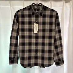 【新品未使用】J.Sホームステッド　オンブレチェックシャツ　M