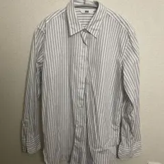UNIQLO ストライプ 長袖シャツ Mサイズ