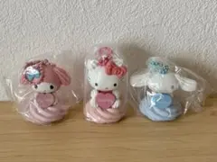サンリオキャラクターズ ホイップクリームマスコット3個セット