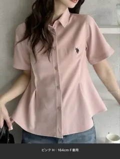 U.S. POLO ASSN. 半袖シャツ ピンク