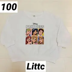 しまむら　リトシー　プリンセス　コミックアートトレーナー　薄手　100サイズ