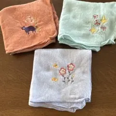 シークレットハンカチ　３枚セット 学校・オフィスにのサムネイル