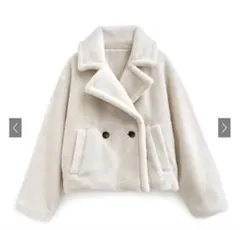 GRL グレイル ショート丈ボアジャケット fo2039 アイボリー アウター