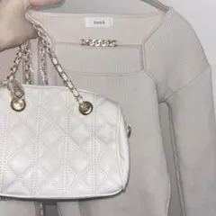 darich セーター　フロントチェーン　リブニット　バッグセットのサムネイル