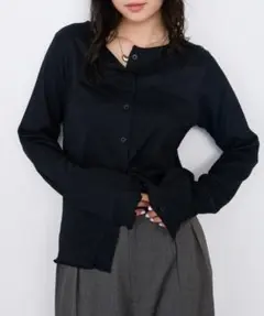 【Kちゃんさん専用】楊柳メローカーディガンのサムネイル