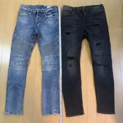H&M DIVIDED デニム　2本セットのサムネイル
