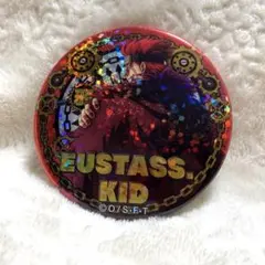 ワンピース　ユースタス・キッド　缶バッジ