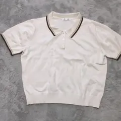 GU 半袖ポロシャツ XL ホワイト