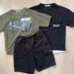 ライトオン　Tシャツ2枚短パン1枚 3枚セット