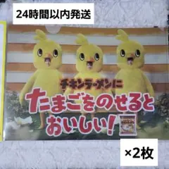 日清チキンラーメンクリアファイル 2枚