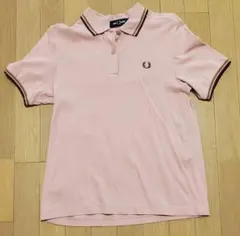 FRED PERRY ピンク ポロシャツ UK 10